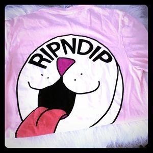 light pink RIP N DIP tee😚